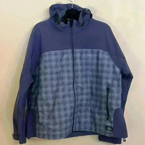 Dickies Performance Softshell Hood Womens Jacket  Sz XXL 20/22 Water Wind Proof - Picture 1 of 13
